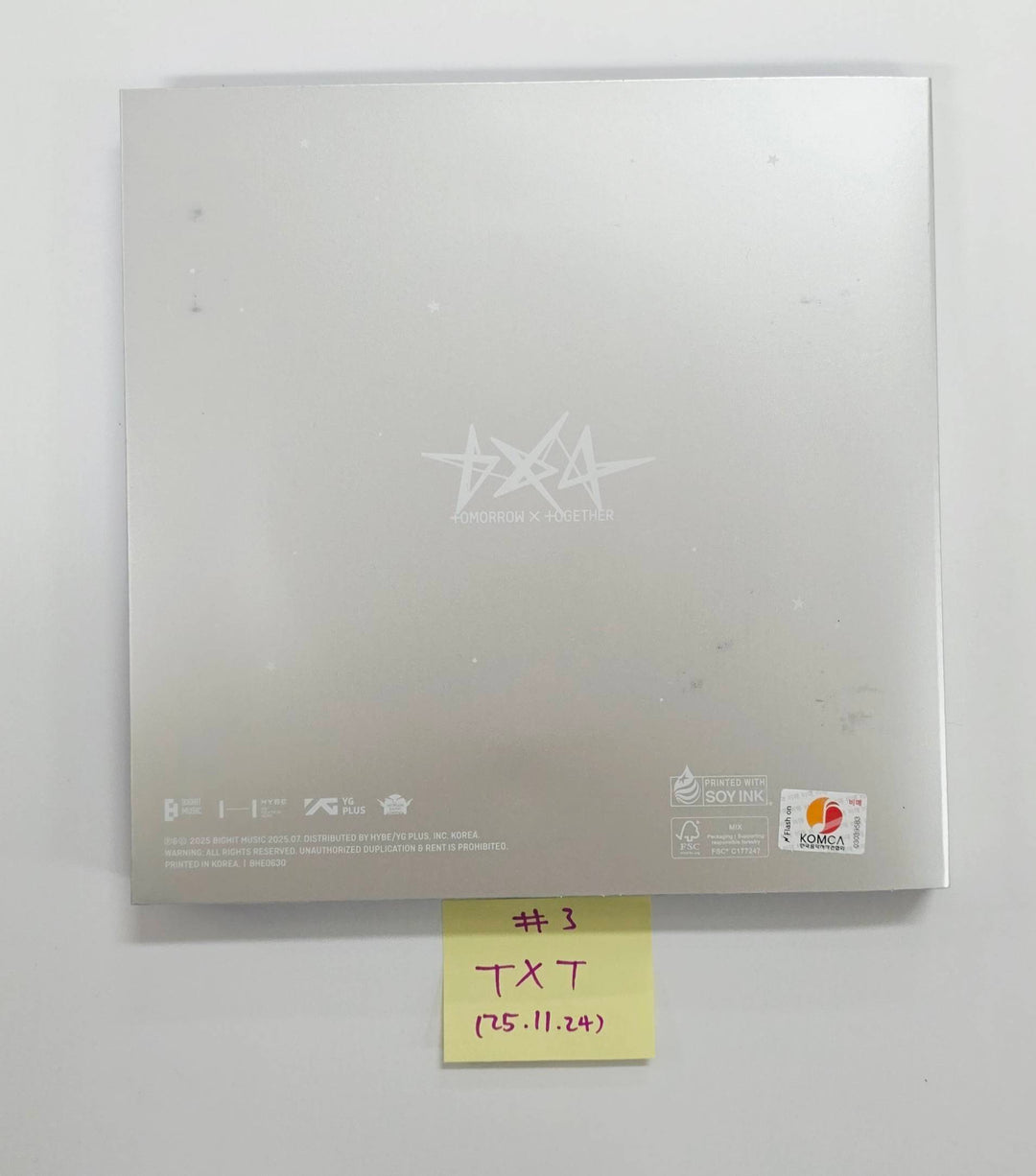 TXT "Star Chapter: Together" - Hand Autographed(Signed) Promo Album [25.11.24]