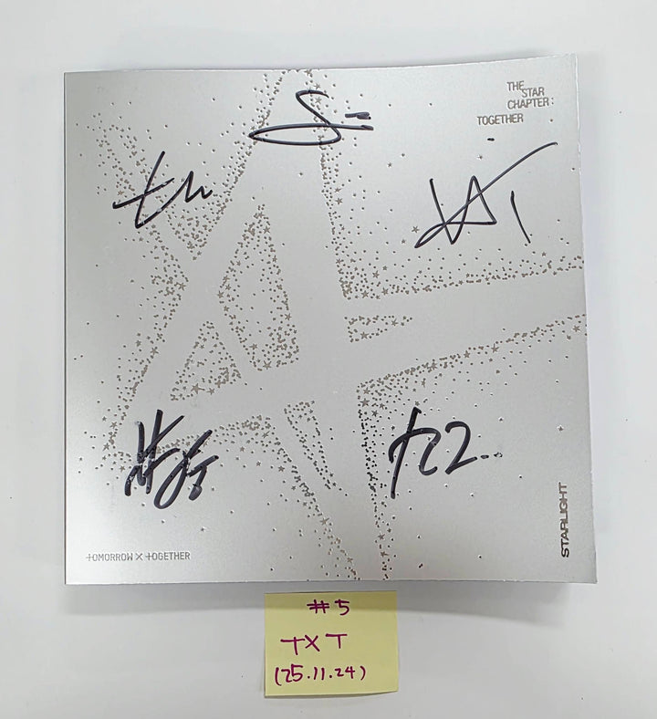 TXT "Star Chapter: Together" - Hand Autographed(Signed) Promo Album [25.11.24]
