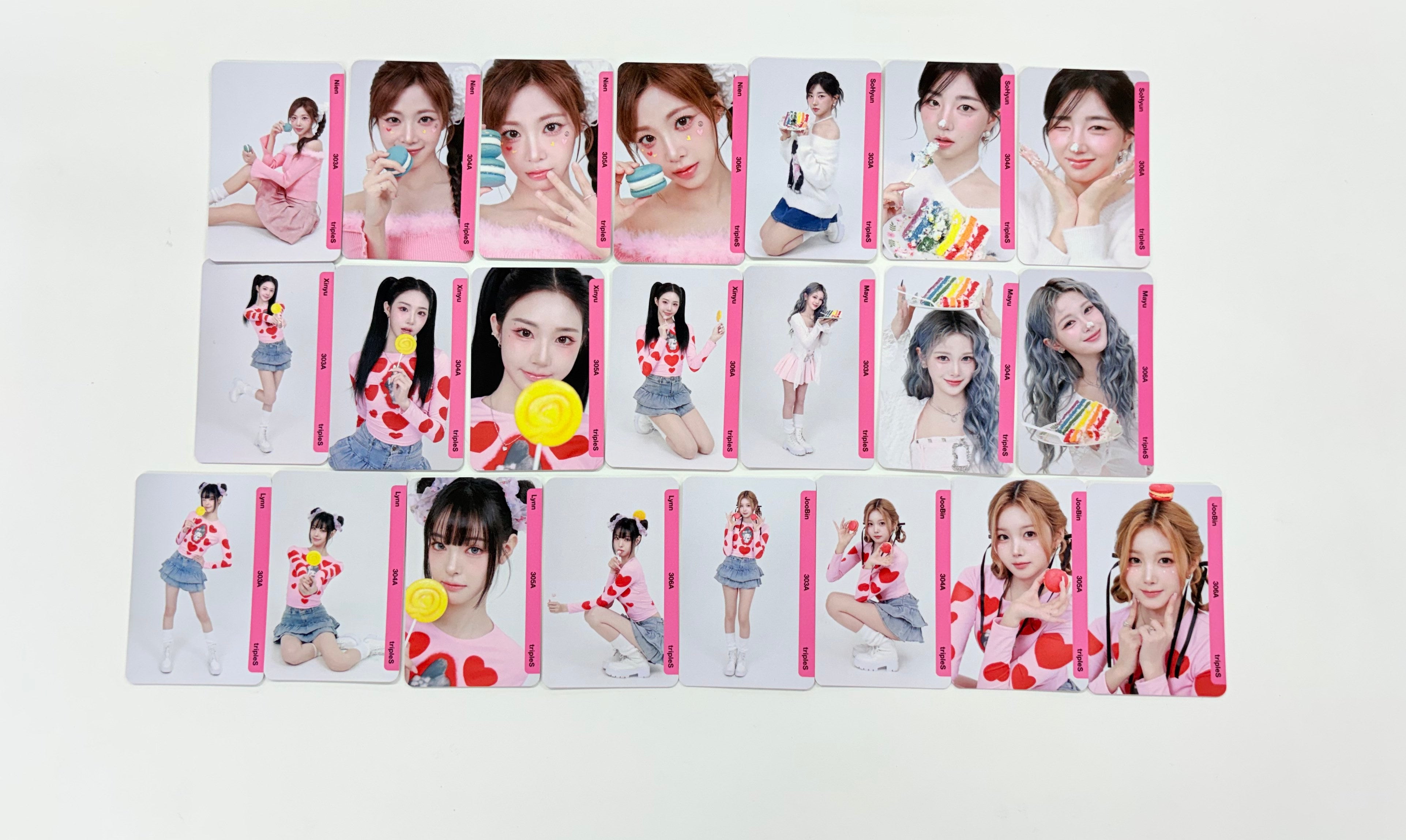 tripleS msnz objekt BB307A LOTTE 24枚 tripleS 