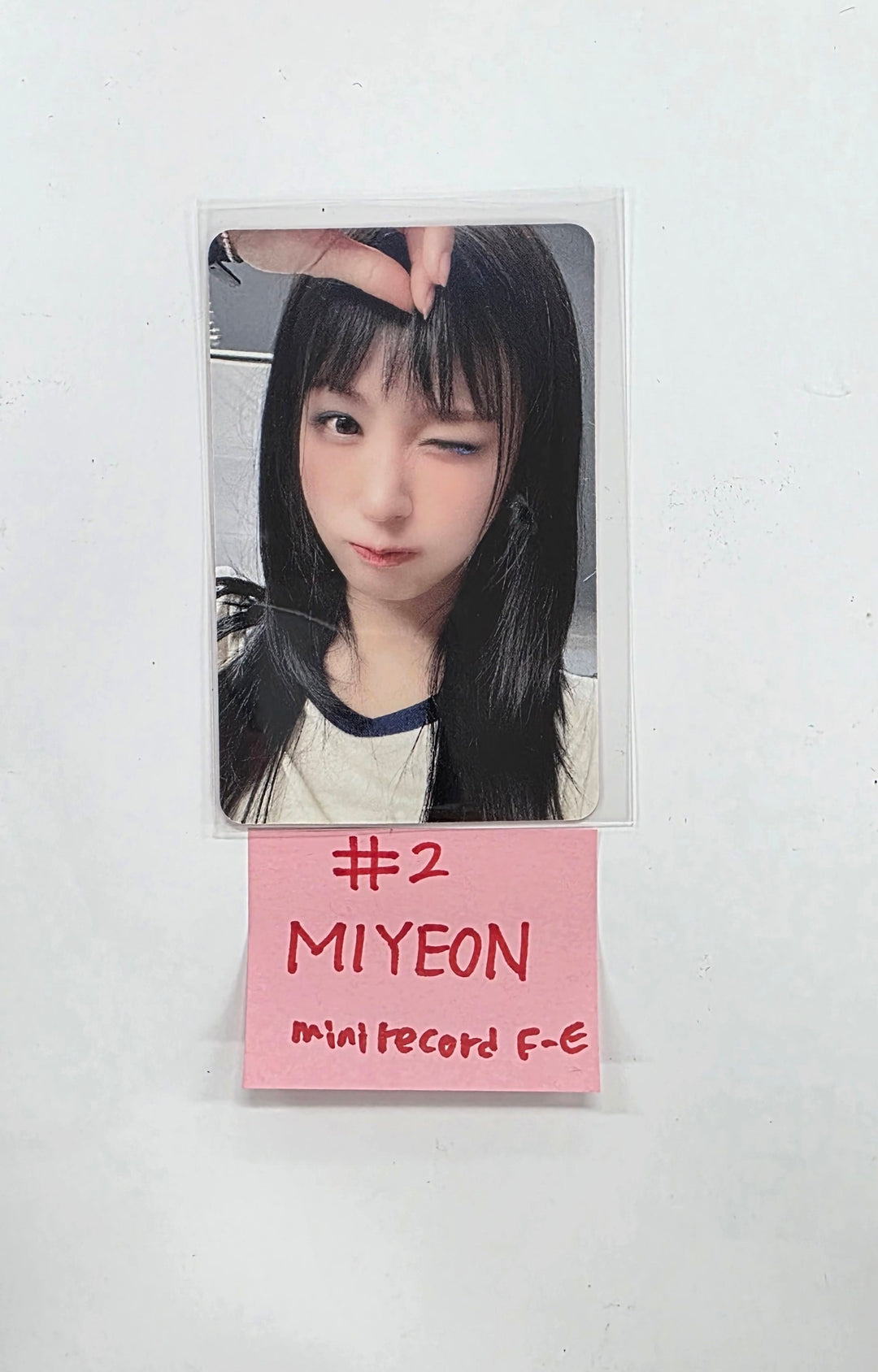 MIYEON (of I-dle) "MY, Lover" - Mini Record Fansign Event Photocard R2 [25.11.25]