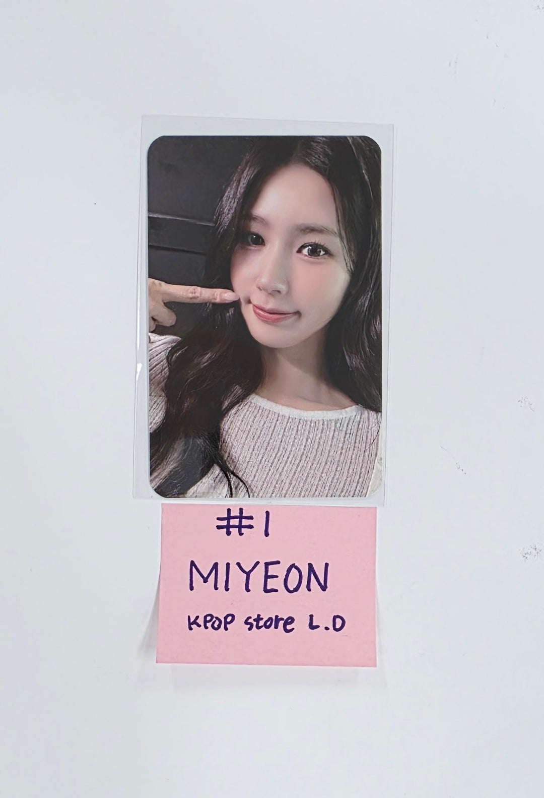 MIYEON (of I-dle) "MY, Lover" - KPOP Store Lucky Draw Event Photocard [25.11.25]