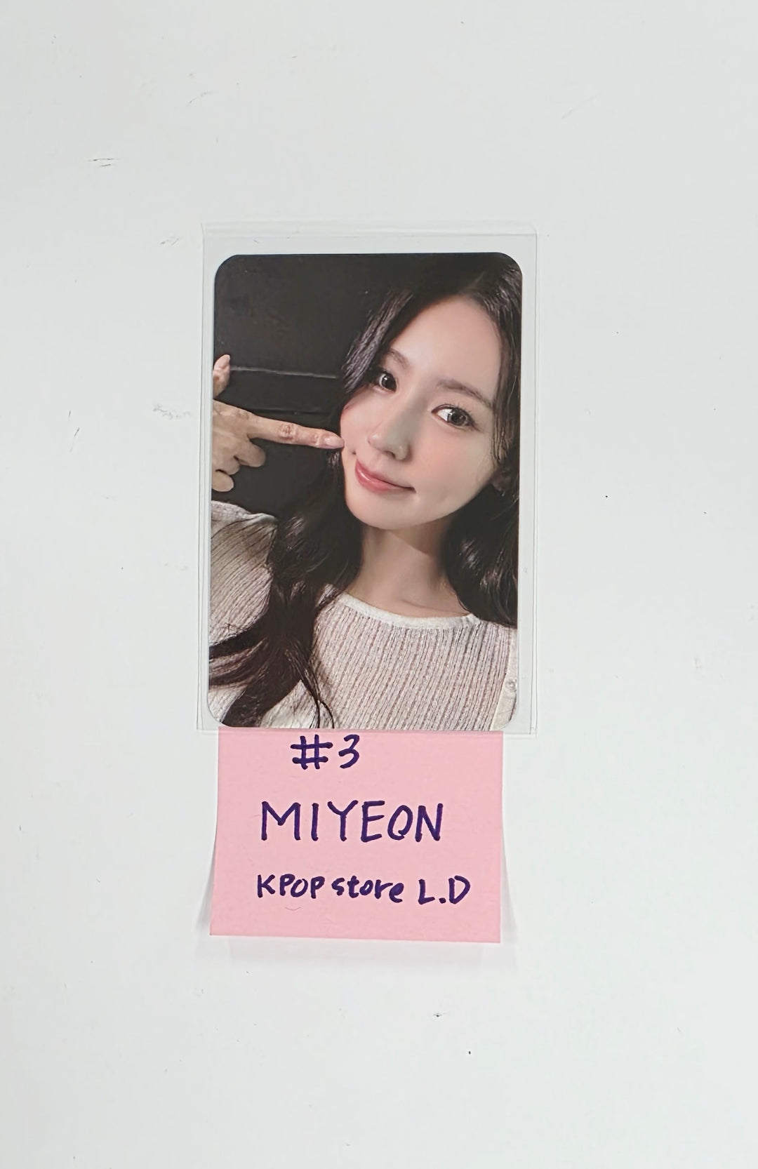MIYEON (of I-dle) "MY, Lover" - KPOP Store Lucky Draw Event Photocard [25.11.25]