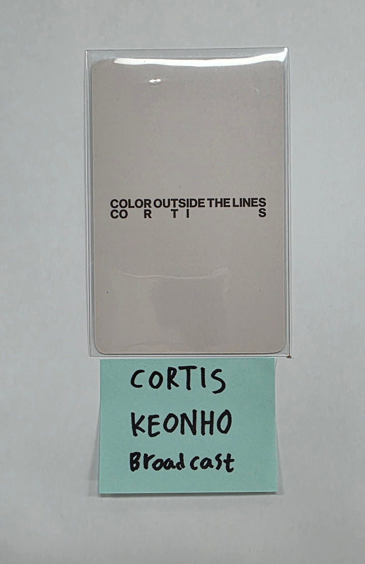 KEONHO (of CORTIS) 1st EP album "Color Outside The Line" - Broadcast Photocard [25.11.27]