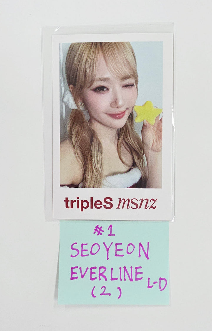 Triples_msnz "Beyond Beauty" - Everline Luckt Draw Event Polaroid type Photocard (Objekt Music Album ver.) (1) [25.11.27]