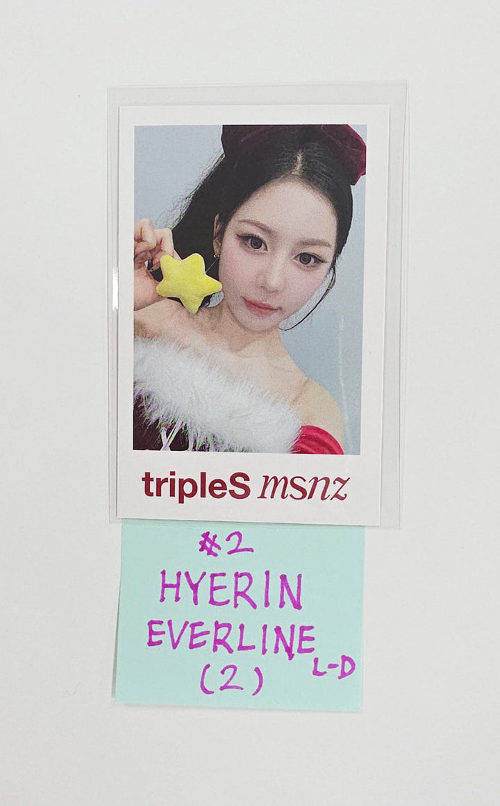 Triples_msnz "Beyond Beauty" - Everline Luckt Draw Event Polaroid type Photocard (Objekt Music Album ver.) (1) [25.11.27]