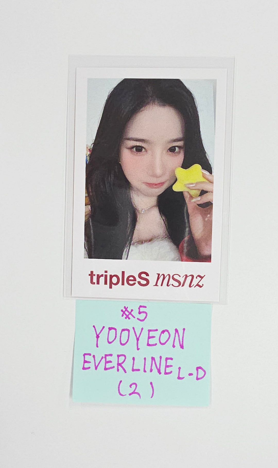 Triples_msnz "Beyond Beauty" - Everline Luckt Draw Event Polaroid type Photocard (Objekt Music Album ver.) (1) [25.11.27]