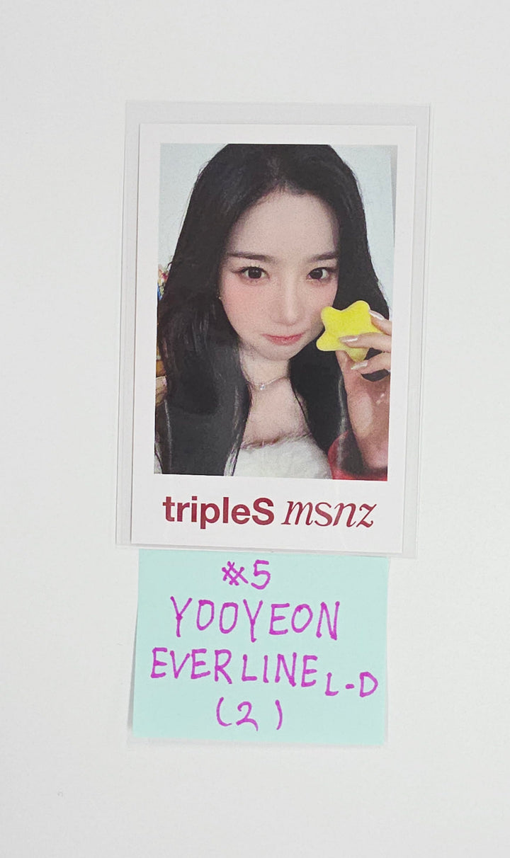 Triples_msnz "Beyond Beauty" - Everline Luckt Draw Event Polaroid type Photocard (Objekt Music Album ver.) (1) [25.11.27]
