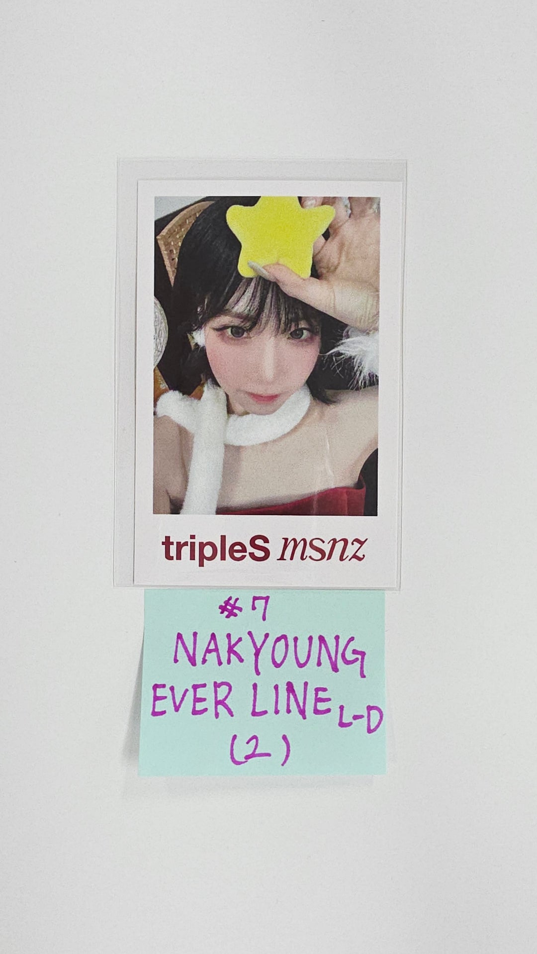 Triples_msnz "Beyond Beauty" - Everline Luckt Draw Event Polaroid type Photocard (Objekt Music Album ver.) (1) [25.11.27]
