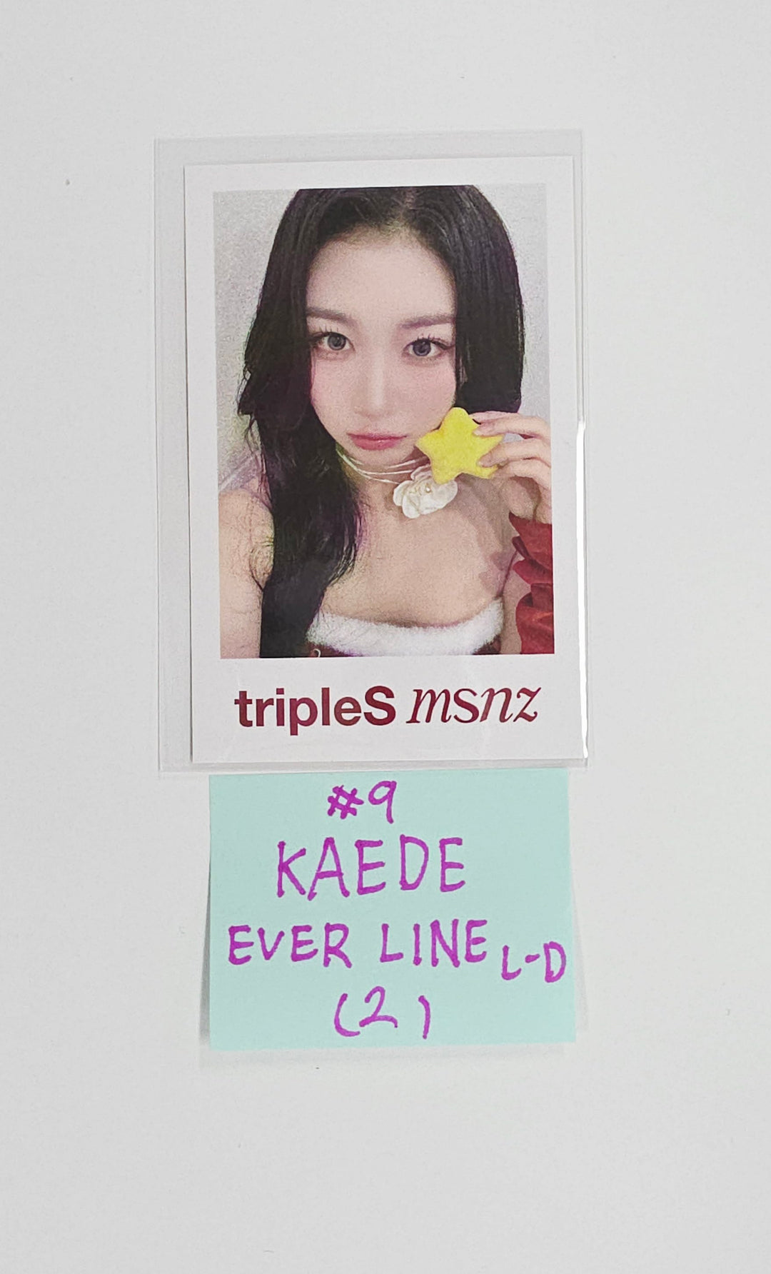 Triples_msnz "Beyond Beauty" - Everline Luckt Draw Event Polaroid type Photocard (Objekt Music Album ver.) (1) [25.11.27]