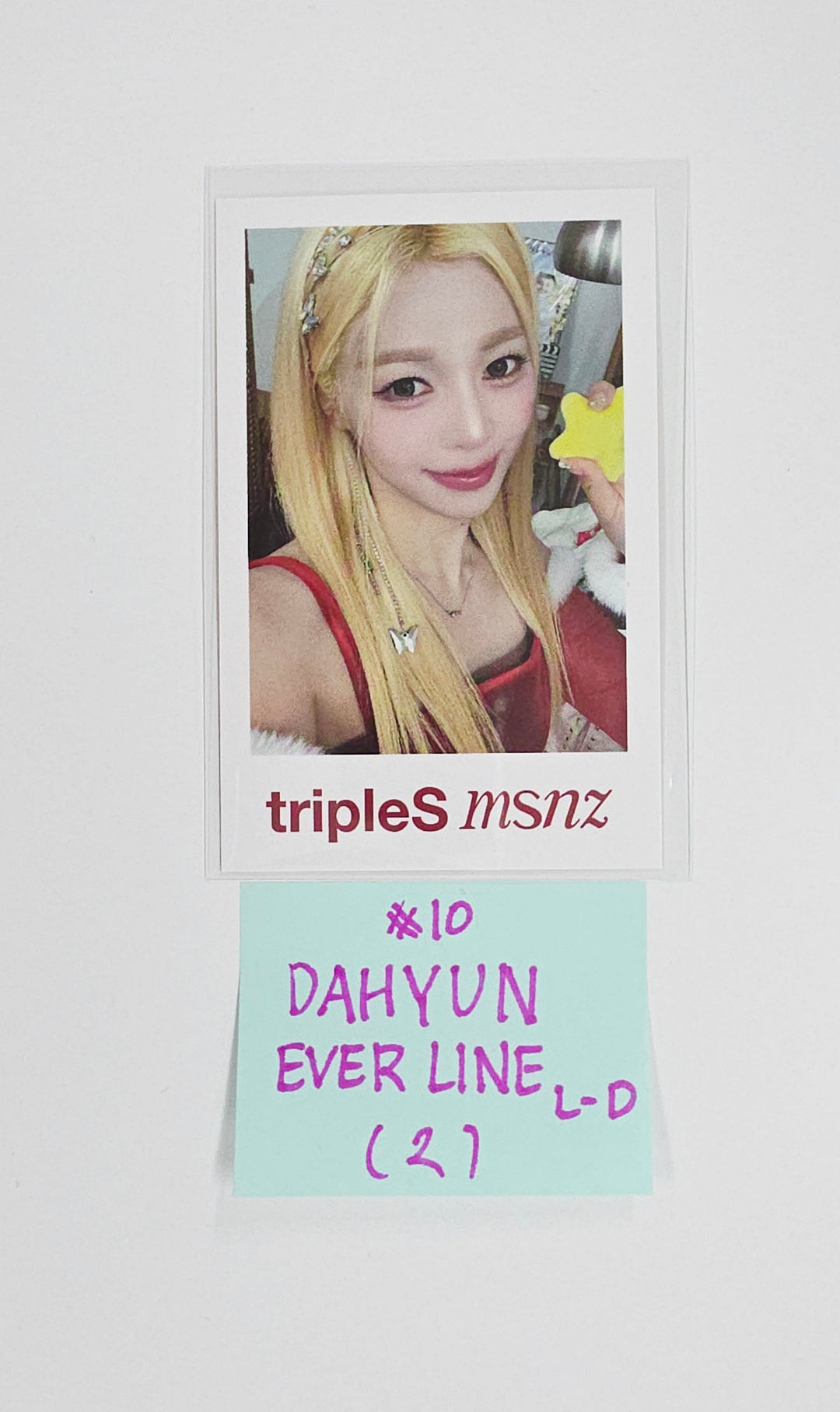 Triples_msnz "Beyond Beauty" - Everline Luckt Draw Event Polaroid type Photocard (Objekt Music Album ver.) (1) [25.11.27]