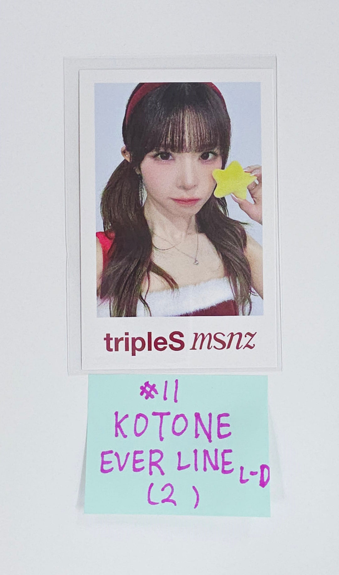 Triples_msnz "Beyond Beauty" - Everline Luckt Draw Event Polaroid type Photocard (Objekt Music Album ver.) (1) [25.11.27]