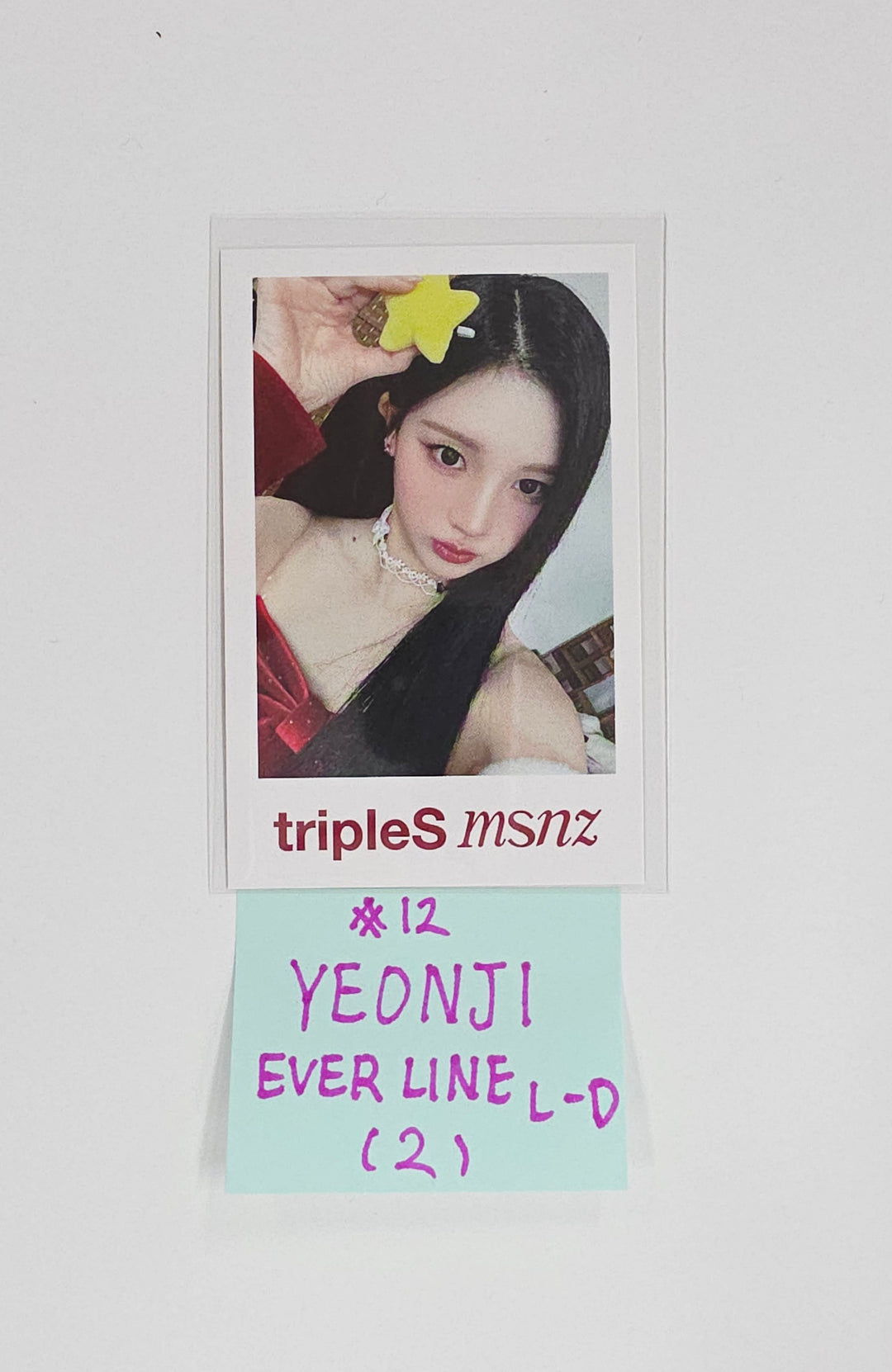 Triples_msnz "Beyond Beauty" - Everline Luckt Draw Event Polaroid type Photocard (Objekt Music Album ver.) (1) [25.11.27]