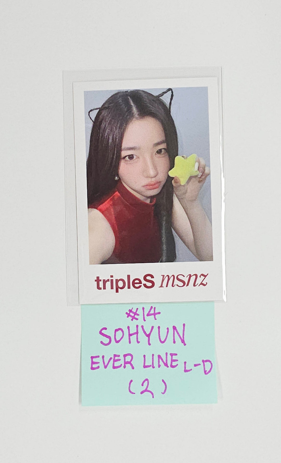 Triples_msnz "Beyond Beauty" - Everline Luckt Draw Event Polaroid type Photocard (Objekt Music Album ver.) (1) [25.11.27]