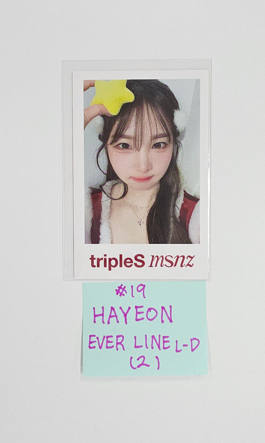 Triples_msnz "Beyond Beauty" - Everline Luckt Draw Event Polaroid type Photocard (Objekt Music Album ver.) (1) [25.11.27]