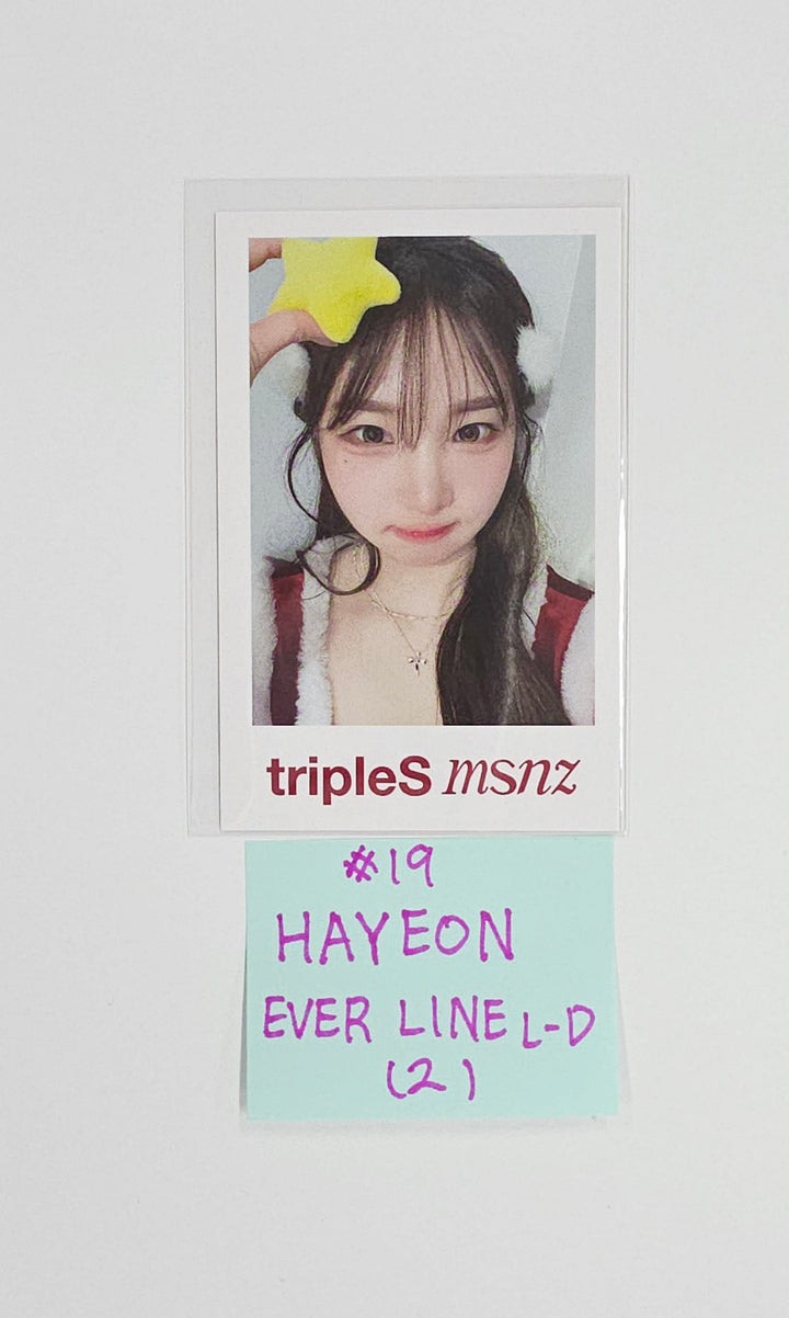 Triples_msnz "Beyond Beauty" - Everline Luckt Draw Event Polaroid type Photocard (Objekt Music Album ver.) (1) [25.11.27]