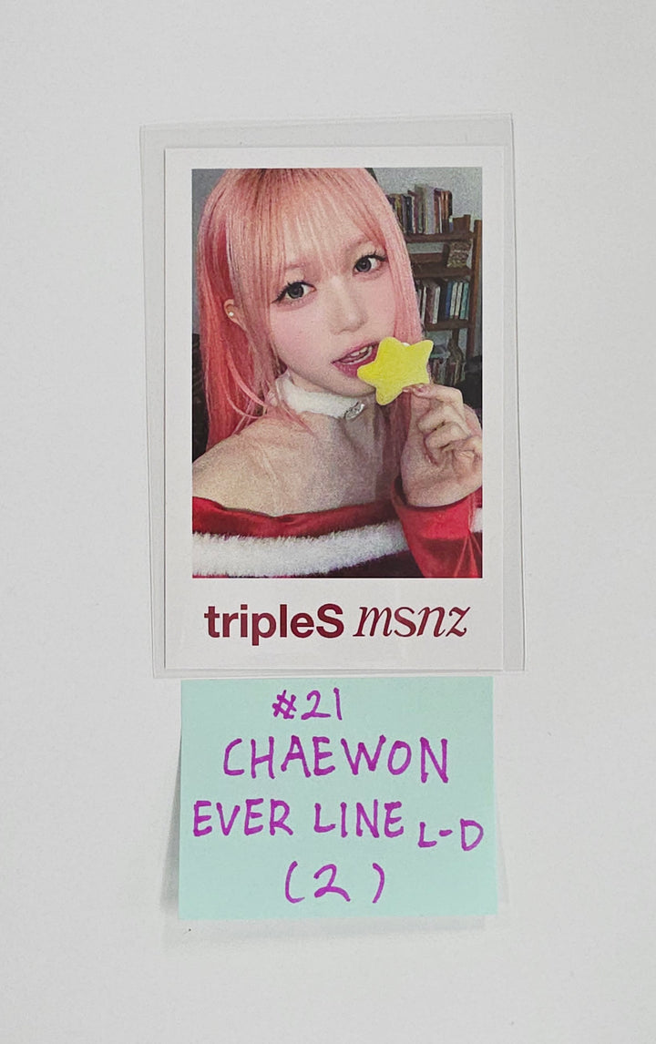 Triples_msnz "Beyond Beauty" - Everline Luckt Draw Event Polaroid type Photocard (Objekt Music Album ver.) (1) [25.11.27]