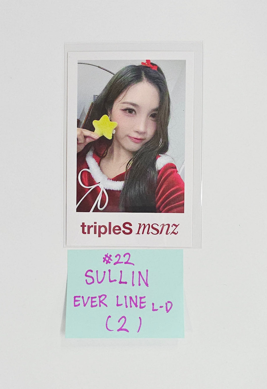 Triples_msnz "Beyond Beauty" - Everline Luckt Draw Event Polaroid type Photocard (Objekt Music Album ver.) (1) [25.11.27]