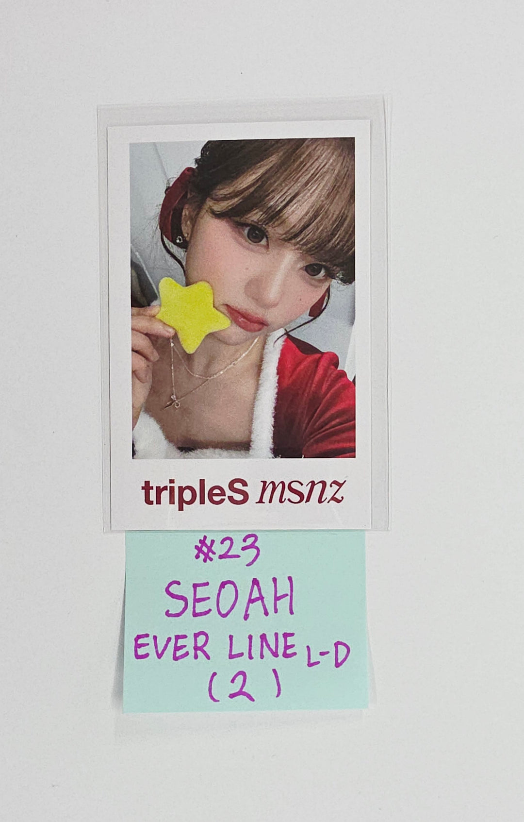 Triples_msnz "Beyond Beauty" - Everline Luckt Draw Event Polaroid type Photocard (Objekt Music Album ver.) (1) [25.11.27]