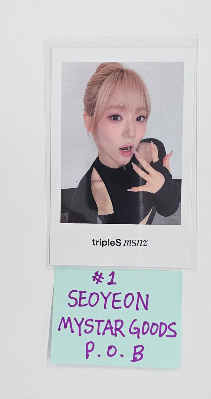Triples_msnz "Beyond Beauty" - My Star Goods Pre-Order Benefit Polaroid type Photocard (Objekt Music Album ver.) [25.11.27]