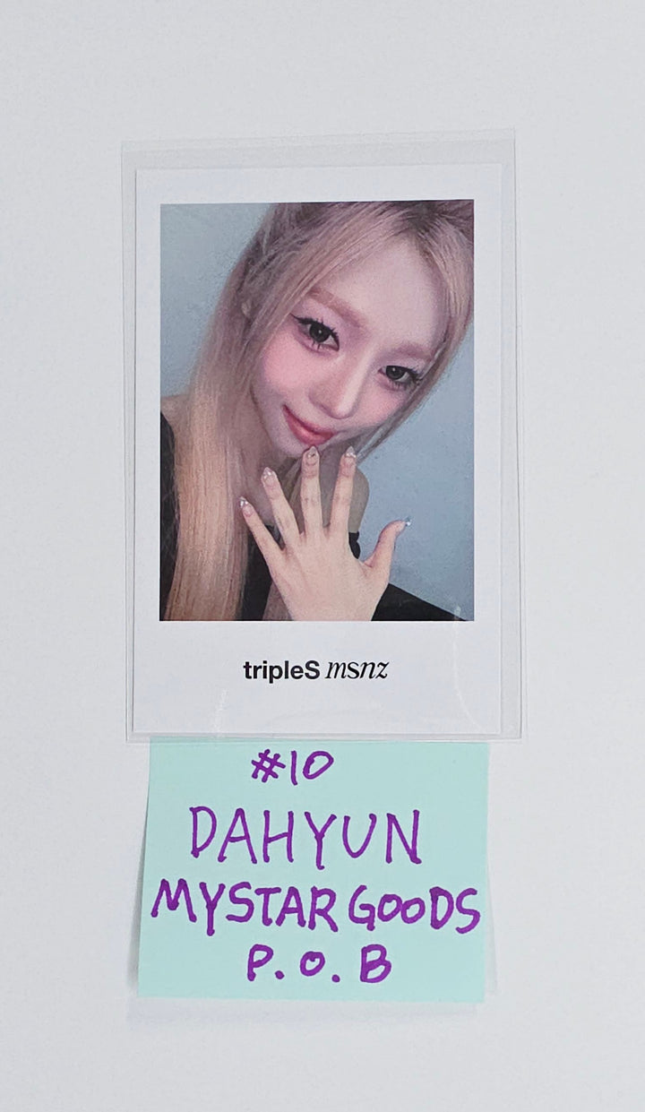 Triples_msnz "Beyond Beauty" - My Star Goods Pre-Order Benefit Polaroid type Photocard (Objekt Music Album ver.) [25.11.27]
