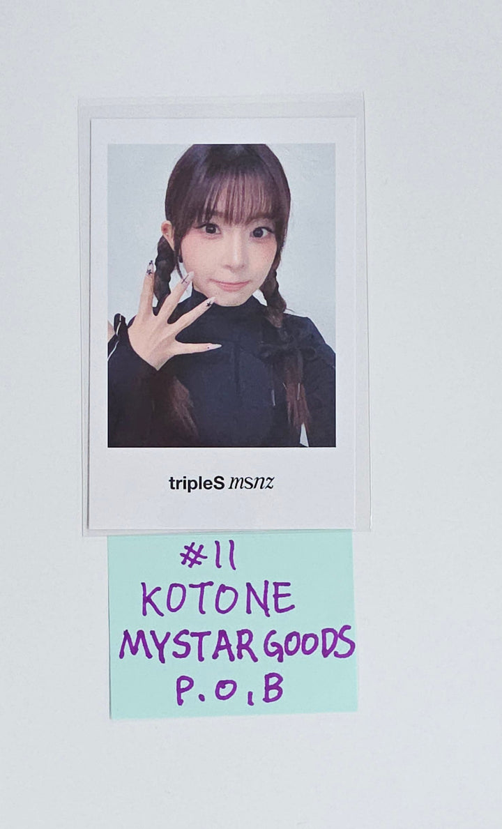 Triples_msnz "Beyond Beauty" - My Star Goods Pre-Order Benefit Polaroid type Photocard (Objekt Music Album ver.) [25.11.27]