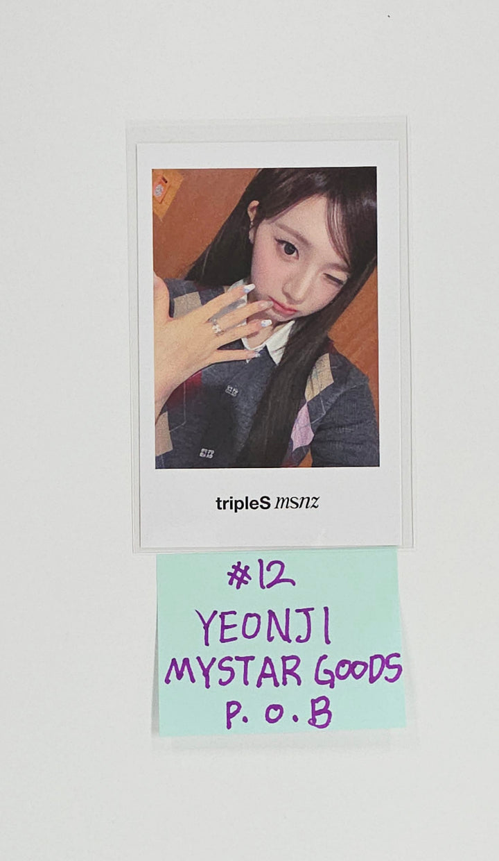 Triples_msnz "Beyond Beauty" - My Star Goods Pre-Order Benefit Polaroid type Photocard (Objekt Music Album ver.) [25.11.27]
