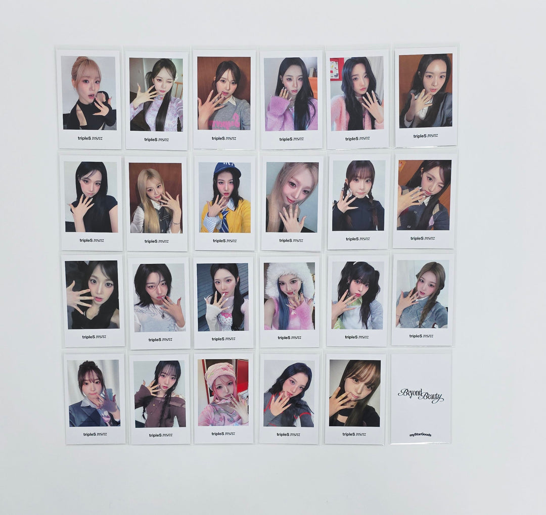 Triples_msnz "Beyond Beauty" - My Star Goods Pre-Order Benefit Polaroid type Photocard (Objekt Music Album ver.) [25.11.27]