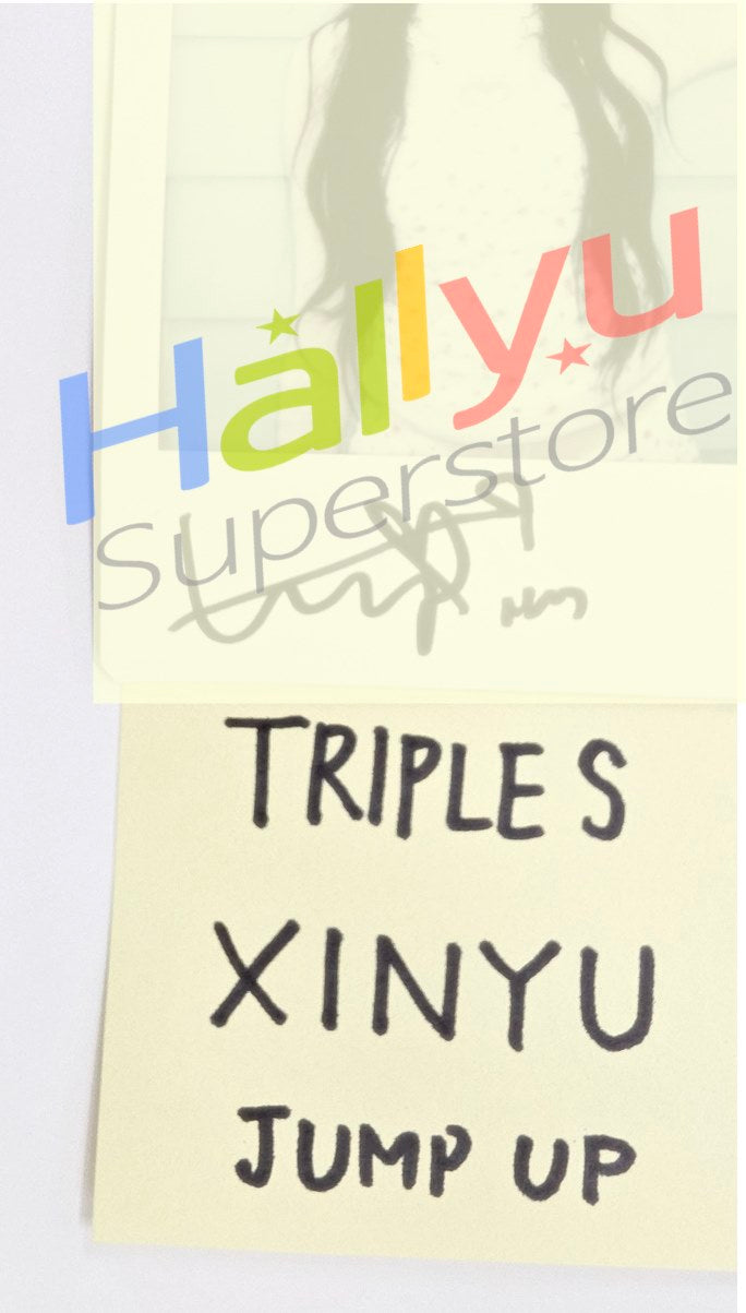 XINYU (of Triples_msnz) "Beyond Beauty" - Hand Autograhped(Signed) Polaroid [25.11.28]