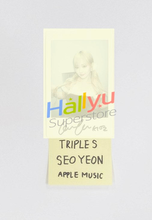 SEOYEON (of Triples_msnz) "Beyond Beauty" - Hand Autograhped(Signed) Polaroid [25.11.28]