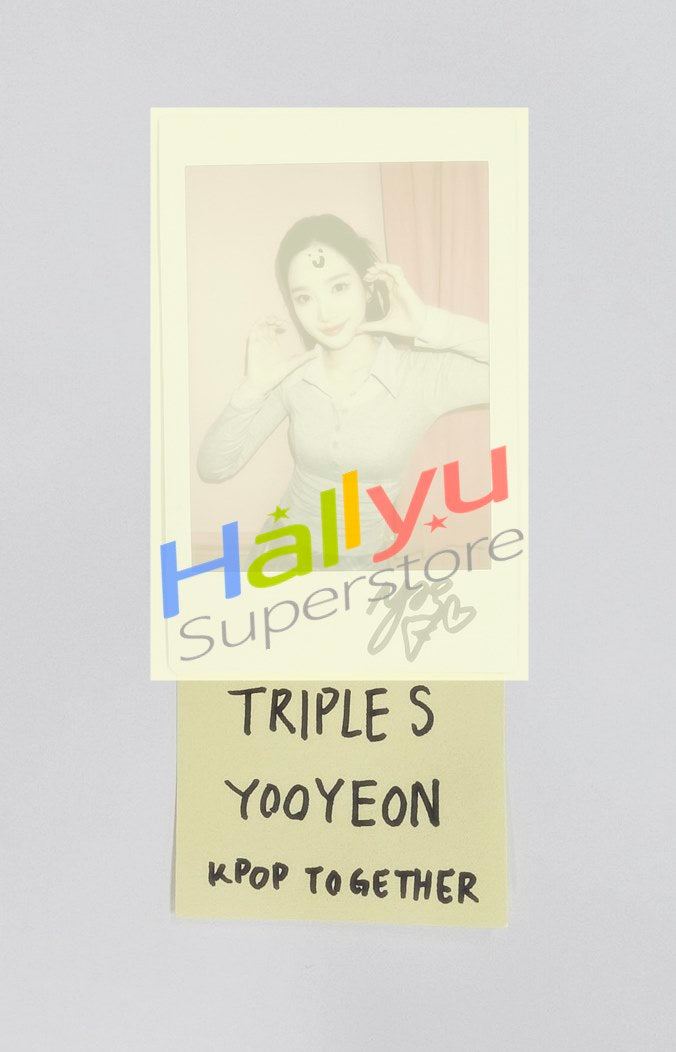 YOOYEON (of Triples_msnz) "Beyond Beauty" - Hand Autograhped(Signed) Polaroid [25.11.28]