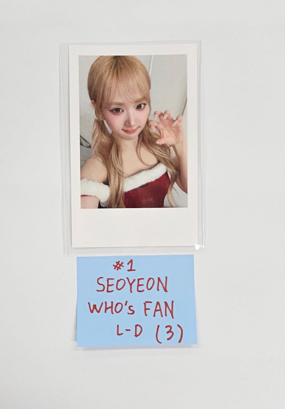 Triples_msnz "Beyond Beauty" - Who's Fan Cafe Lucky Draw Event Polaroid type Photocard (Objekt Music Album ver.) [25.12.02]