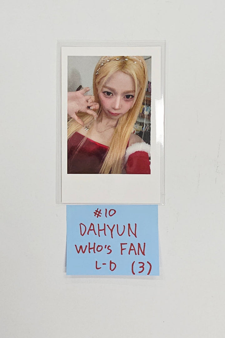 Triples_msnz "Beyond Beauty" - Who's Fan Cafe Lucky Draw Event Polaroid type Photocard (Objekt Music Album ver.) [25.12.02]