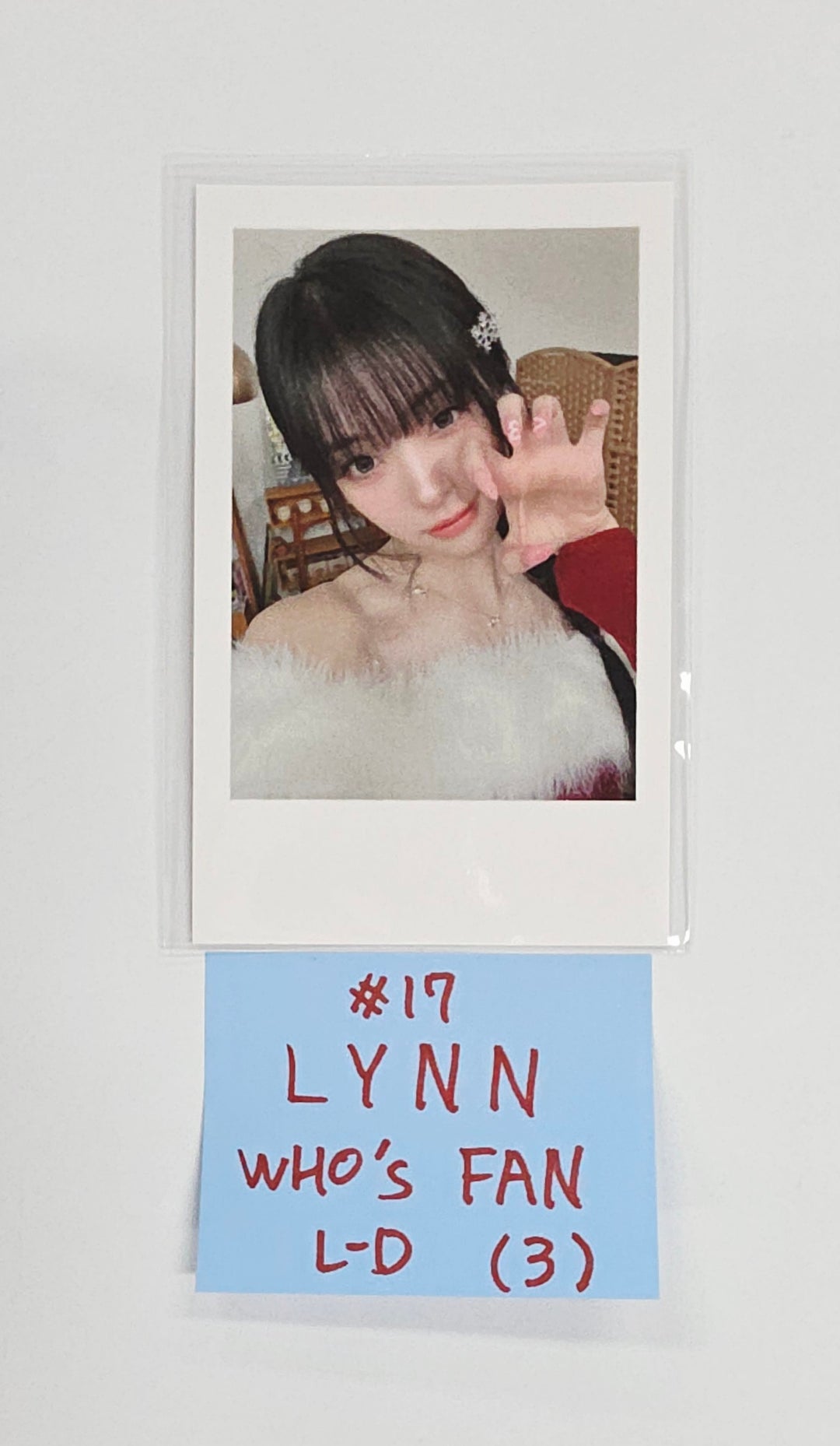 Triples_msnz "Beyond Beauty" - Who's Fan Cafe Lucky Draw Event Polaroid type Photocard (Objekt Music Album ver.) [25.12.02]