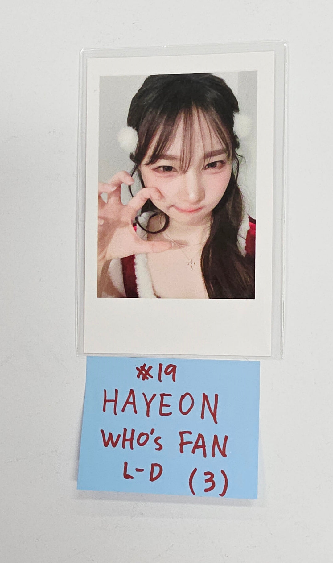 Triples_msnz "Beyond Beauty" - Who's Fan Cafe Lucky Draw Event Polaroid type Photocard (Objekt Music Album ver.) [25.12.02]