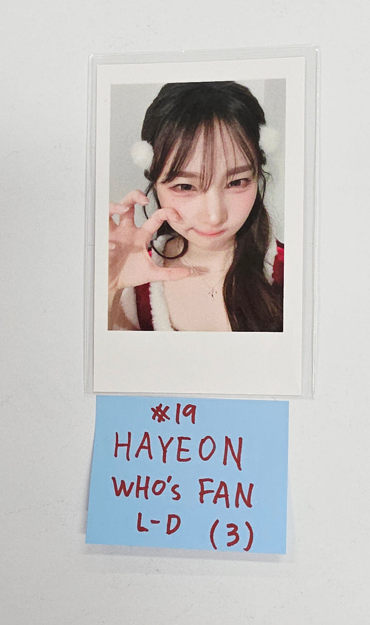 Triples_msnz "Beyond Beauty" - Who's Fan Cafe Lucky Draw Event Polaroid type Photocard (Objekt Music Album ver.) [25.12.02]