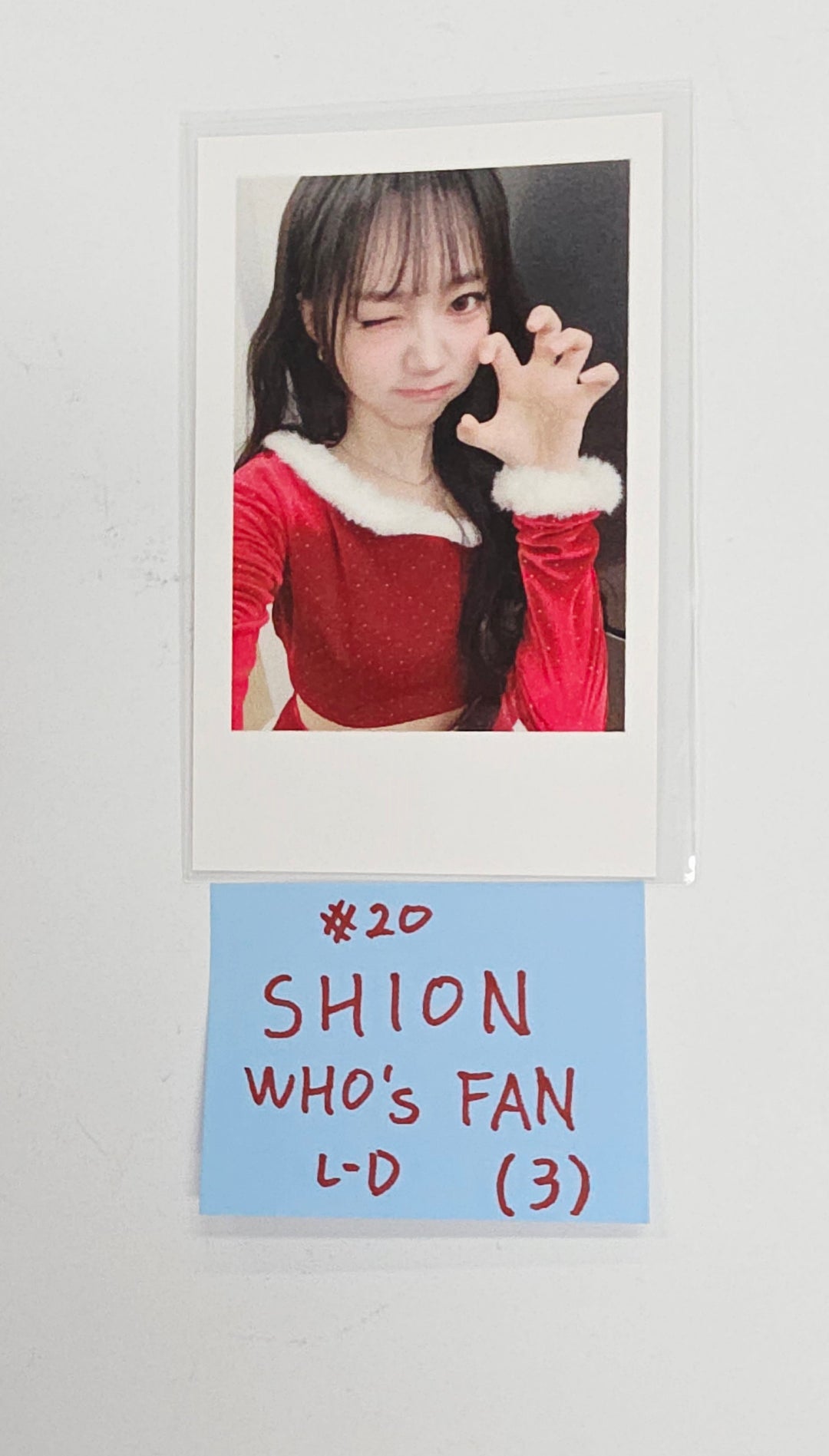 Triples_msnz "Beyond Beauty" - Who's Fan Cafe Lucky Draw Event Polaroid type Photocard (Objekt Music Album ver.) [25.12.02]