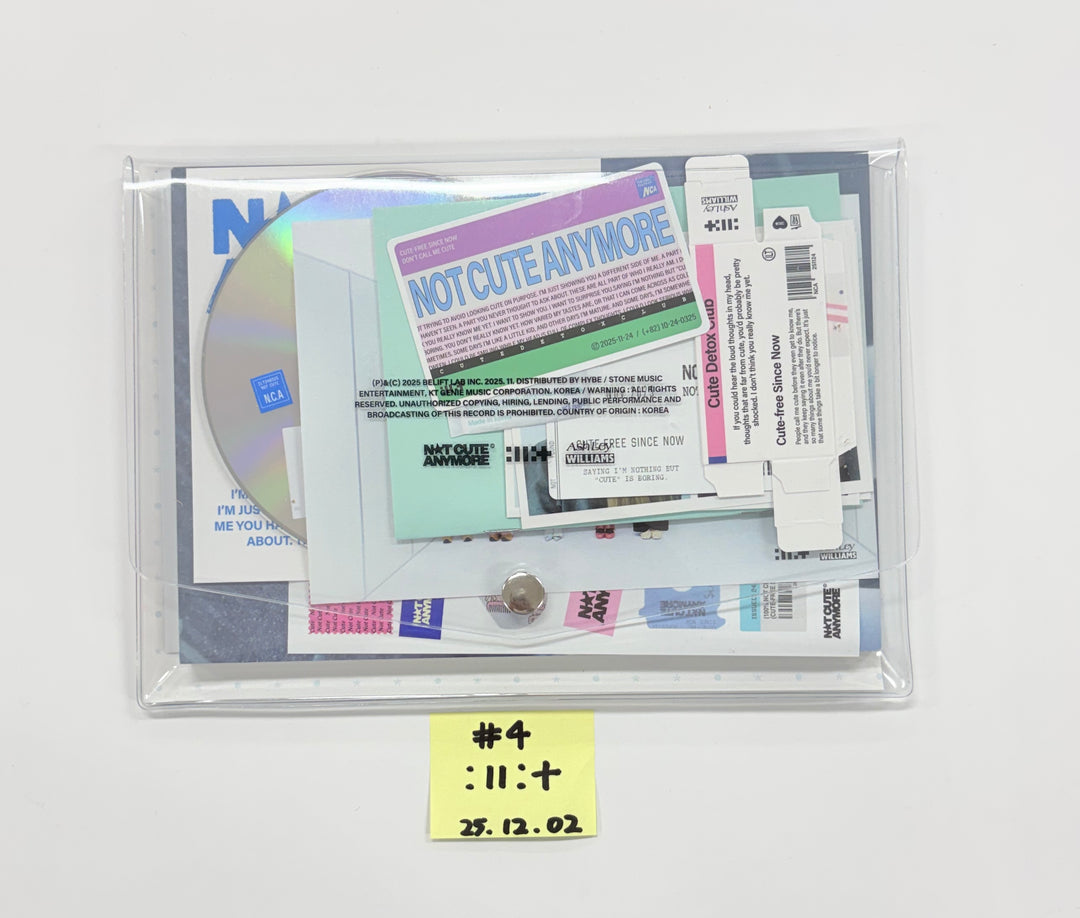 TripleS_msnz "Beyond Beauty", ILLIT "NOT CUTE ANYMORE", NOWZ"Play Ball" - Hand Autographed(Signed) Promo Album [25.12.02]