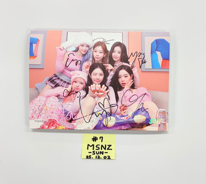 TripleS_msnz "Beyond Beauty", ILLIT "NOT CUTE ANYMORE", NOWZ"Play Ball" - Hand Autographed(Signed) Promo Album [25.12.02]