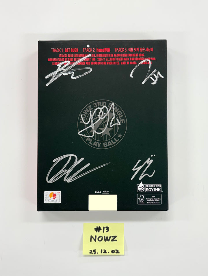 TripleS_msnz "Beyond Beauty", ILLIT "NOT CUTE ANYMORE", NOWZ"Play Ball" - Hand Autographed(Signed) Promo Album [25.12.02]