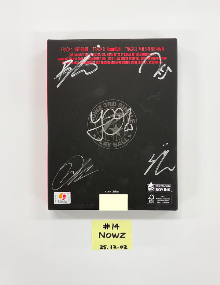 TripleS_msnz "Beyond Beauty", ILLIT "NOT CUTE ANYMORE", NOWZ"Play Ball" - Hand Autographed(Signed) Promo Album [25.12.02]