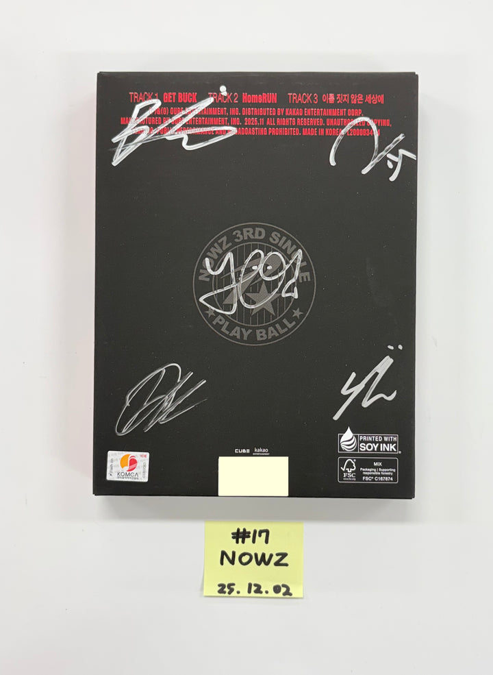 TripleS_msnz "Beyond Beauty", ILLIT "NOT CUTE ANYMORE", NOWZ"Play Ball" - Hand Autographed(Signed) Promo Album [25.12.02]
