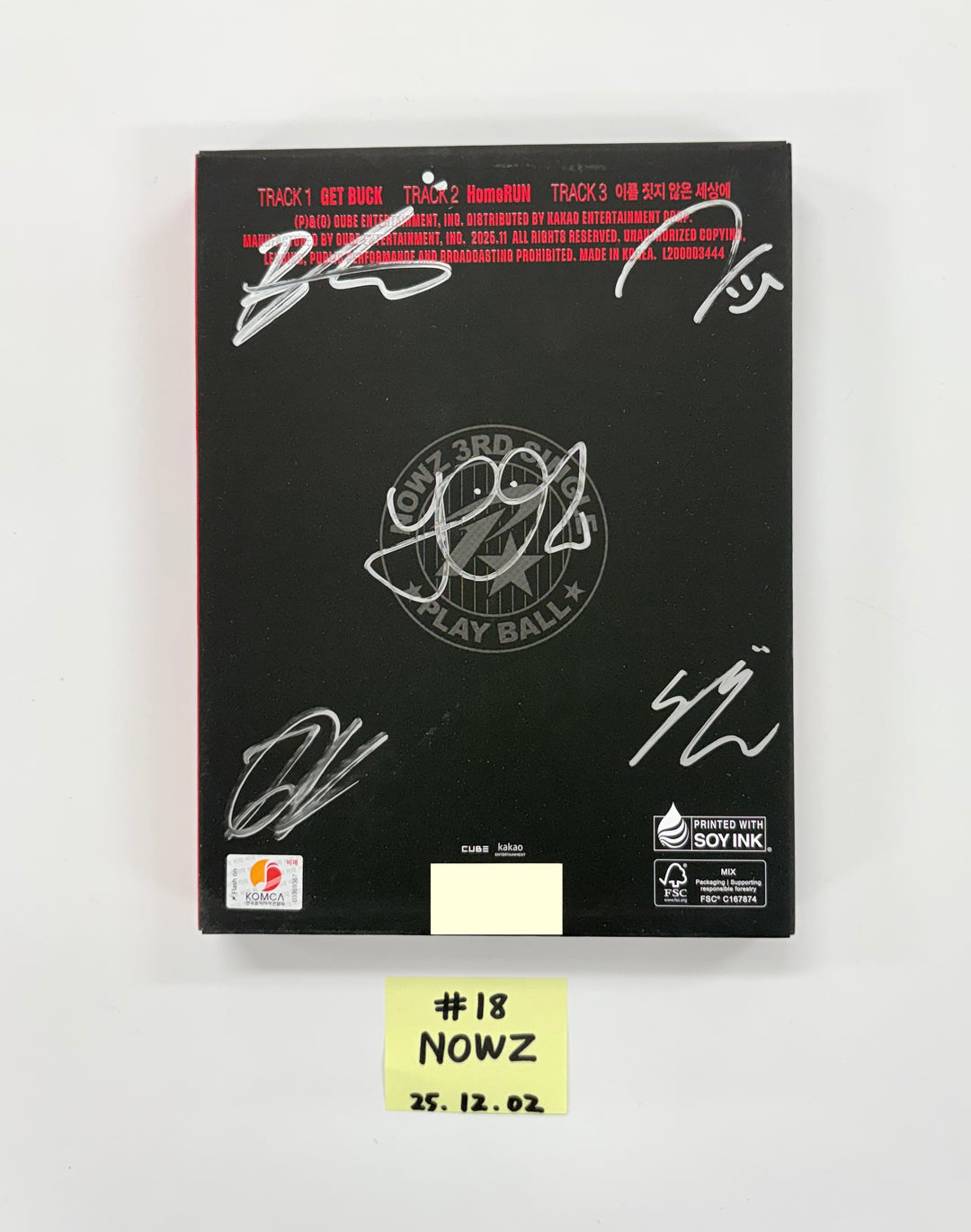 TripleS_msnz "Beyond Beauty", ILLIT "NOT CUTE ANYMORE", NOWZ"Play Ball" - Hand Autographed(Signed) Promo Album [25.12.02]