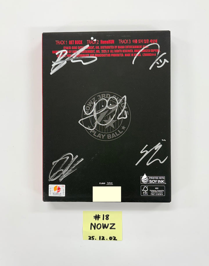 TripleS_msnz "Beyond Beauty", ILLIT "NOT CUTE ANYMORE", NOWZ"Play Ball" - Hand Autographed(Signed) Promo Album [25.12.02]