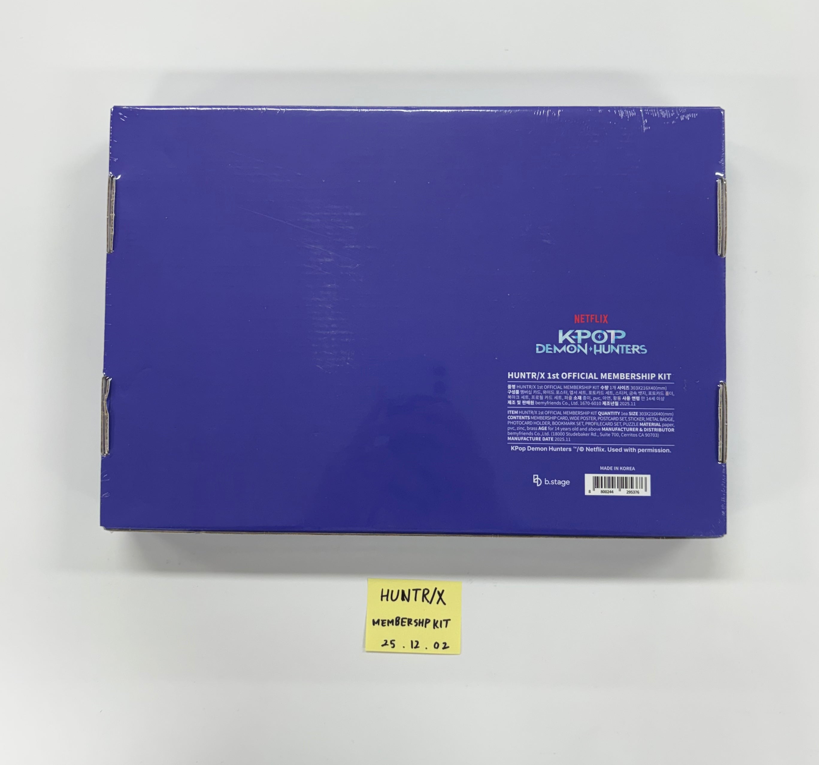 HUNTR/X - 1st Official MEMBERSHIP KIT [25.12.02] – HALLYUSUPERSTORE