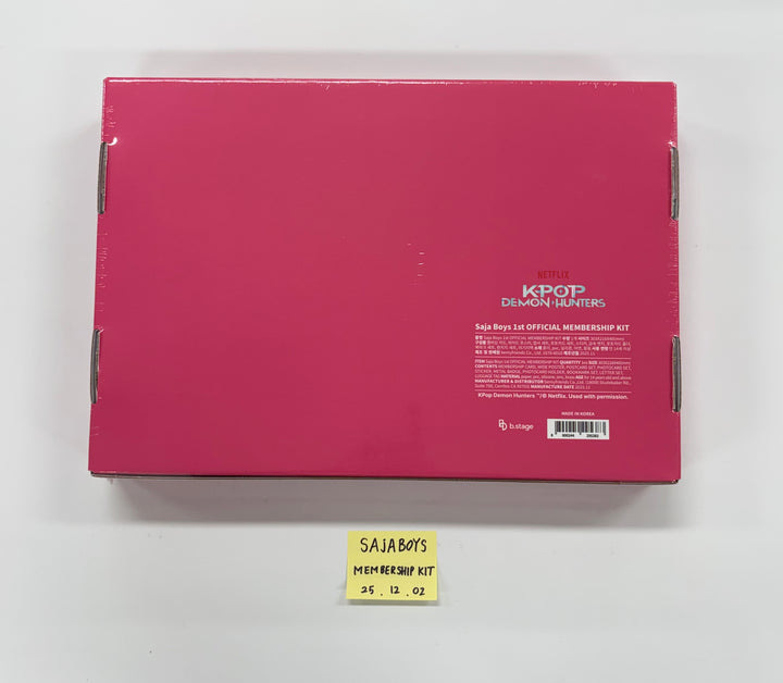 Saja Boys - 1st Official MEMBERSHIP KIT [25.12.02]