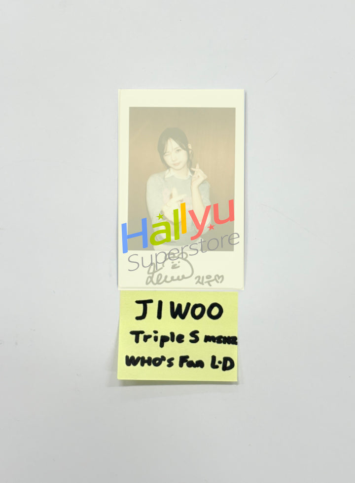 JIWOO (of Triples_msnz) "Beyond Beauty" - Hand Autograhped(Signed) Polaroid [25.12.02]