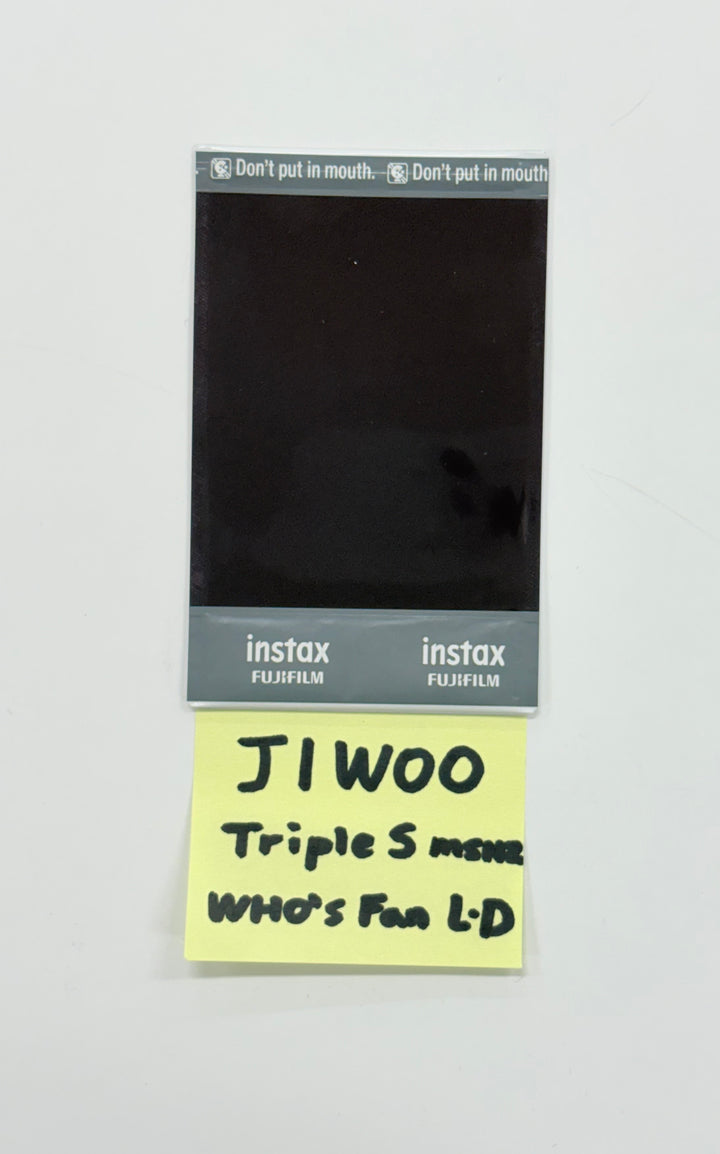 JIWOO (of Triples_msnz) "Beyond Beauty" - Hand Autograhped(Signed) Polaroid [25.12.02]