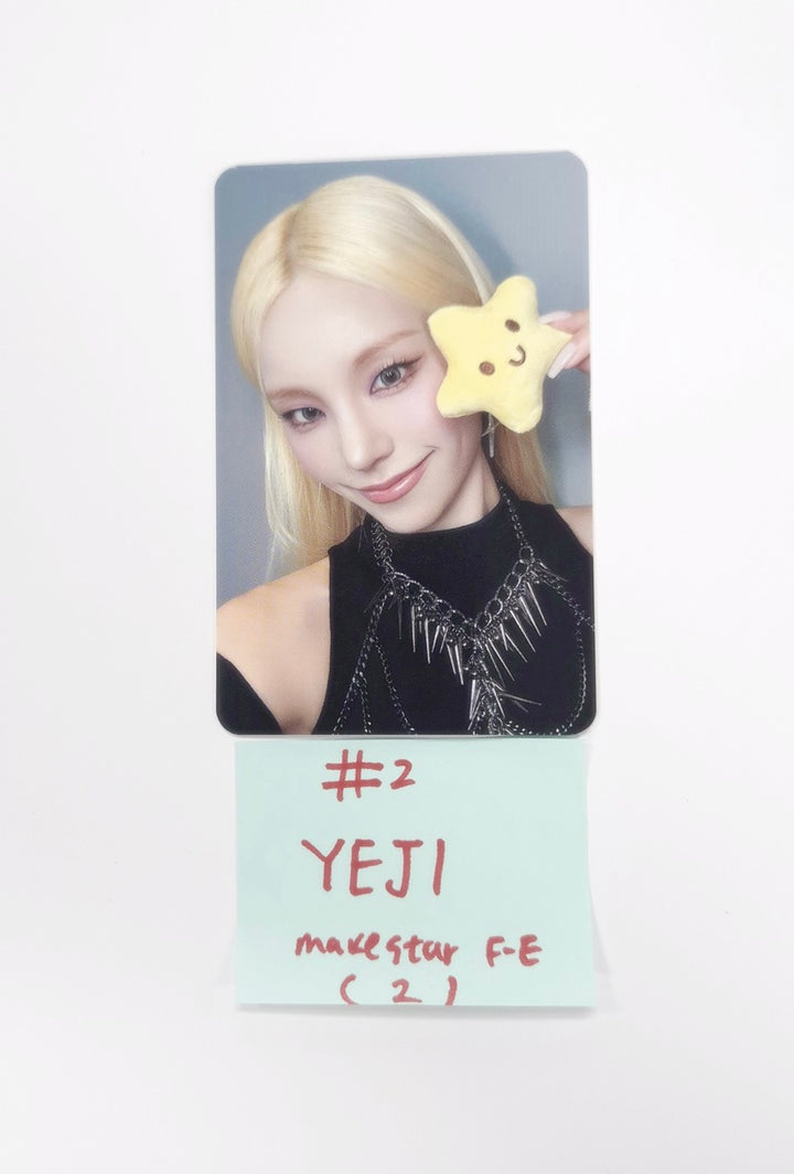 ITZY "TUNNEL VISION" - Makestar Fansign Event Photocard R3 [25.12.03]