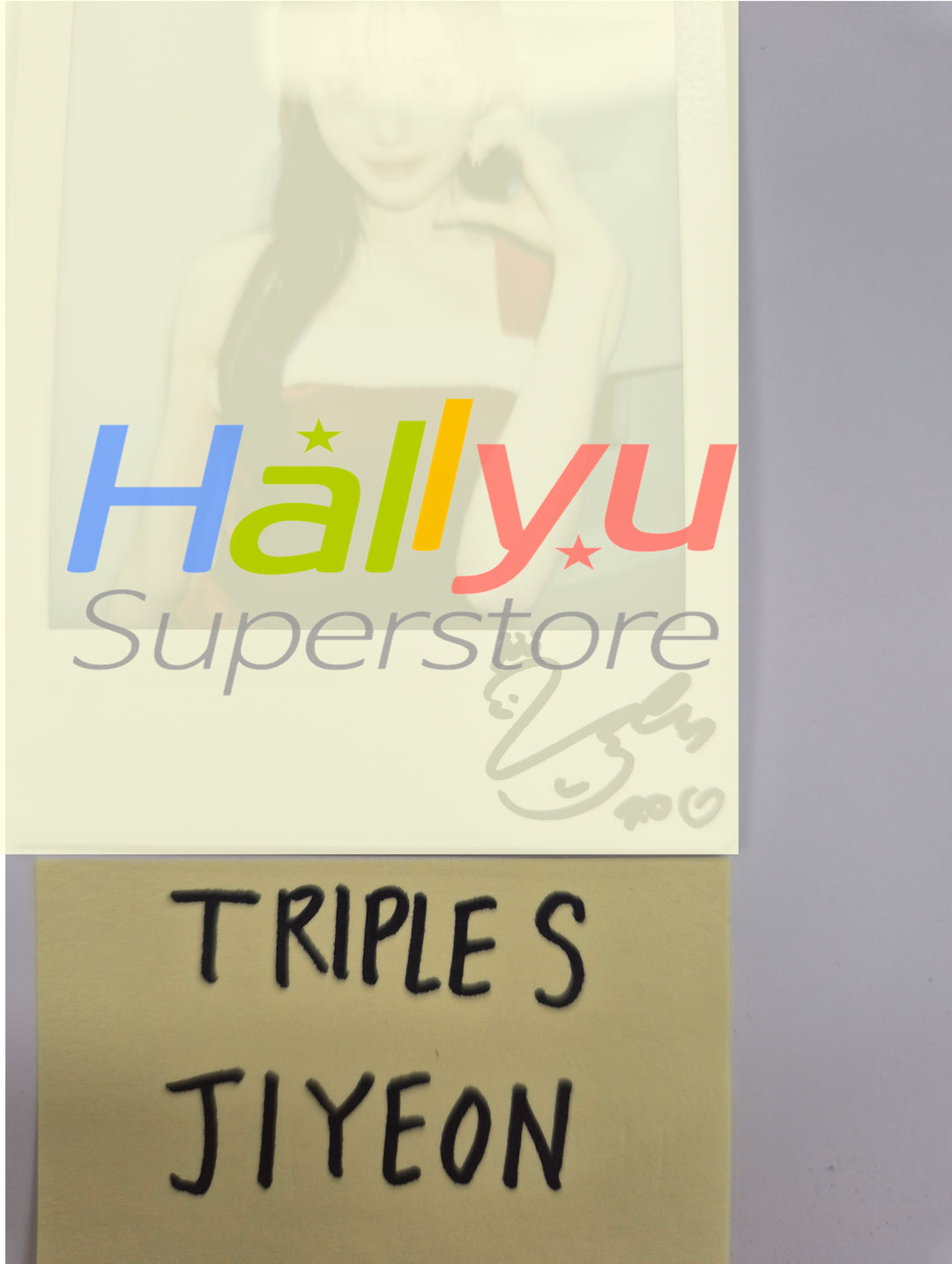 JIYEON (of Triples_msnz) "Beyond Beauty" - Hand Autograhped(Signed) Polaroid [25.12.03]
