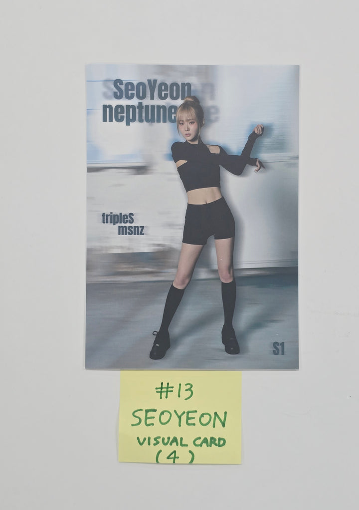 Triples_msnz "Beyond Beauty" - Official Unit Polaroid, ID Photo, Visual Card (Neptune, Zenith Ver.) [25.12.03]